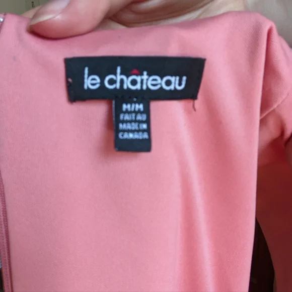 Y2K Ruched Bodycon Midi Dress Salmon Pink - Picture 5 of 8